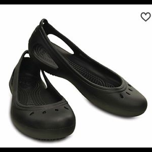 Crocs Navy Blue Kadee Work Flat, Size 8